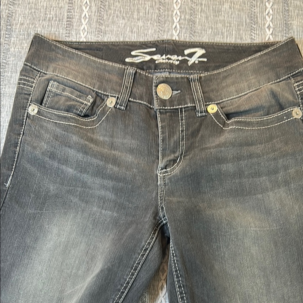 Seven7 Gray Skinny Jeans Modern Fit